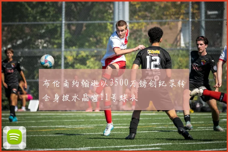 布伦南约翰逊以3500万镑创纪录转会身披水晶宫11号球衣